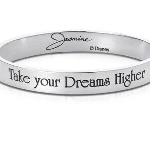 Couture Kingdom Princess Jasmine Take Your Dreams Higher Bangle White Gold